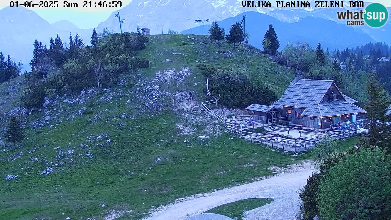 Zeleni Rob – Webcam live | Velika Planina