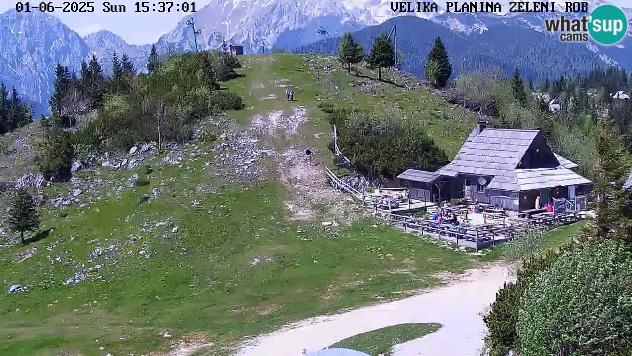 Zeleni Rob – Webcam live | Velika Planina