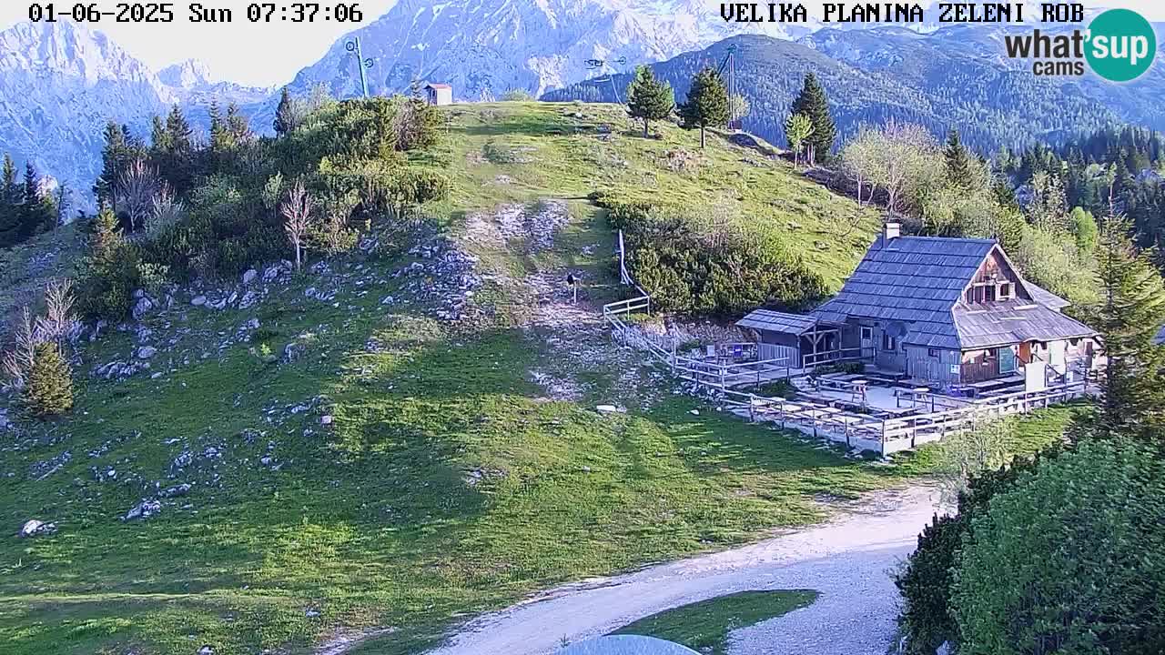 Zeleni Rob – Webcam live | Velika Planina