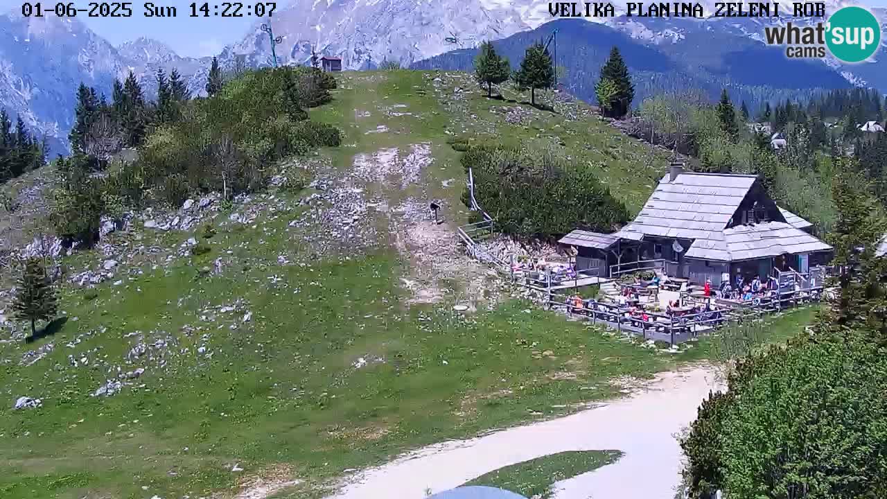 Zeleni Rob – Webcam live | Velika Planina