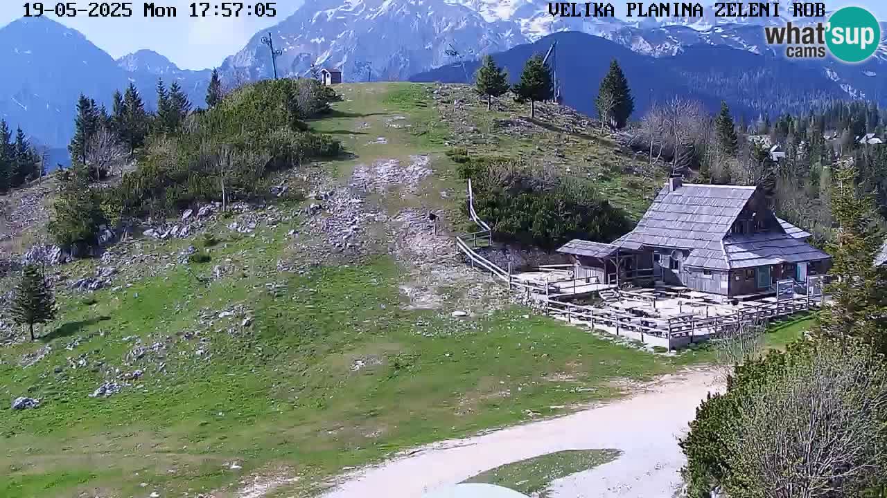 Zeleni Rob – Webcam live | Velika Planina
