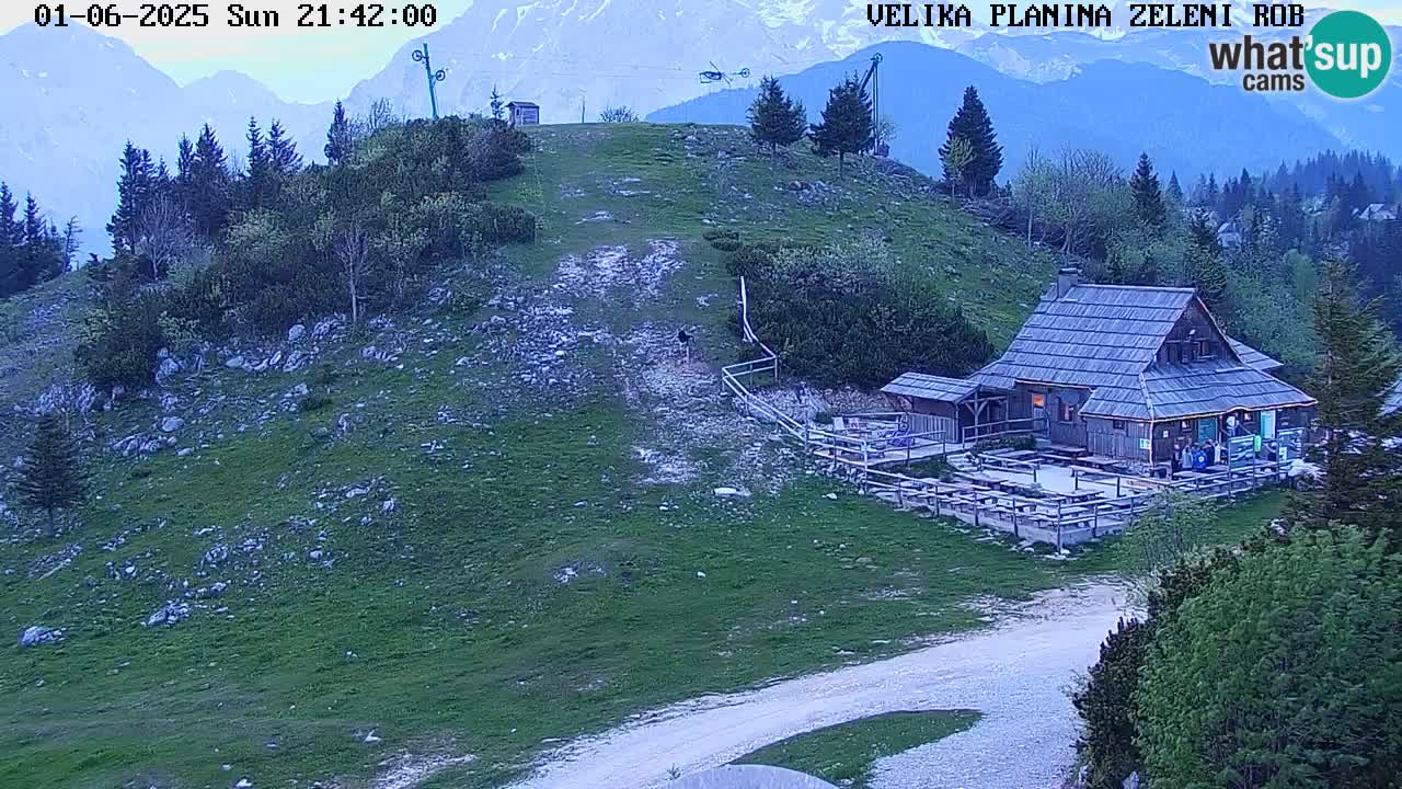 Zeleni Rob | Web kamera Velika Planina