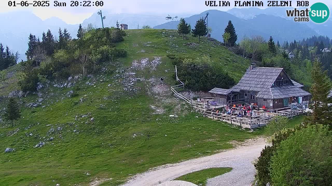 Zeleni Rob – Webcam live | Velika Planina