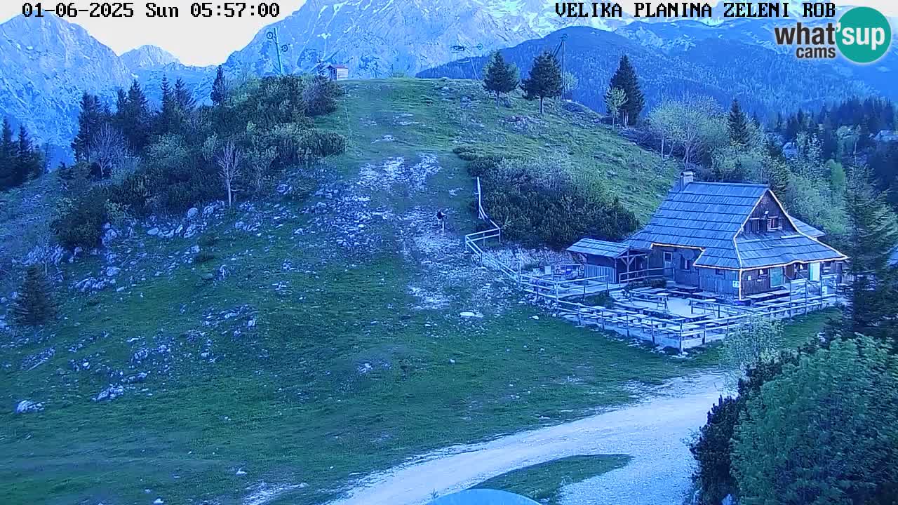 Zeleni Rob – Webcam live | Velika Planina