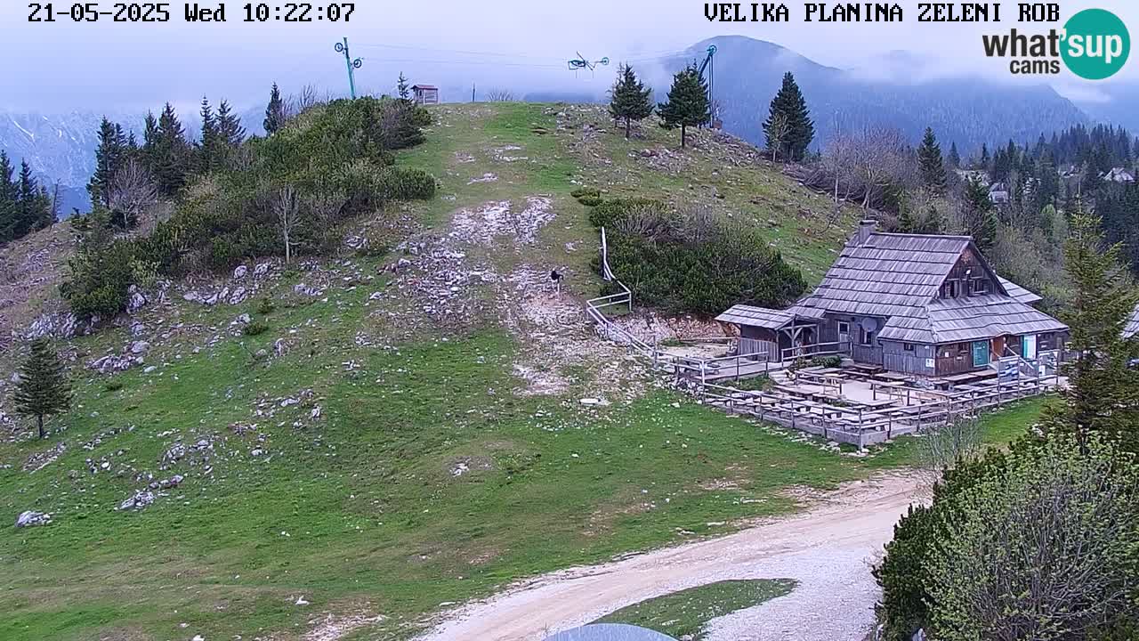 Zeleni Rob – Webcam live | Velika Planina