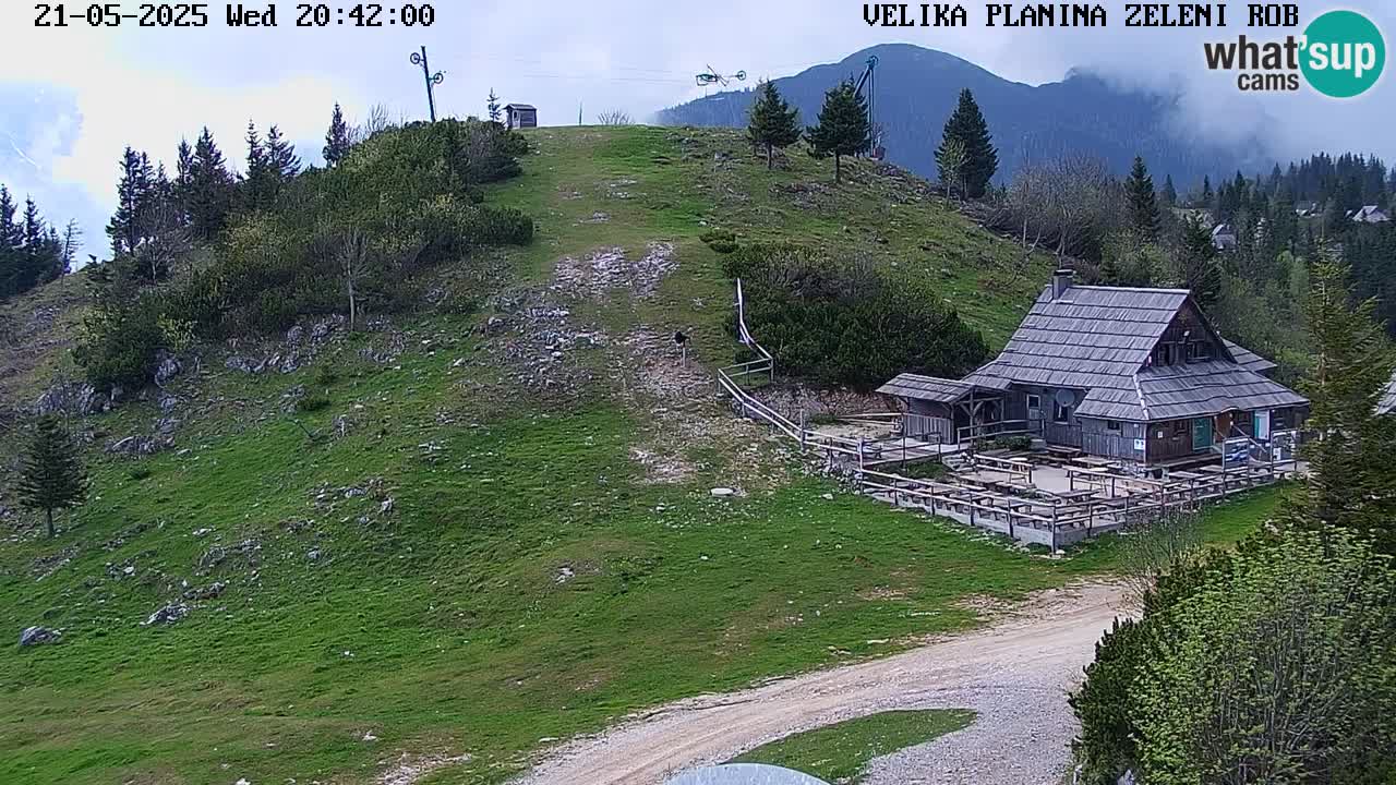 Zeleni Rob – Webcam live | Velika Planina