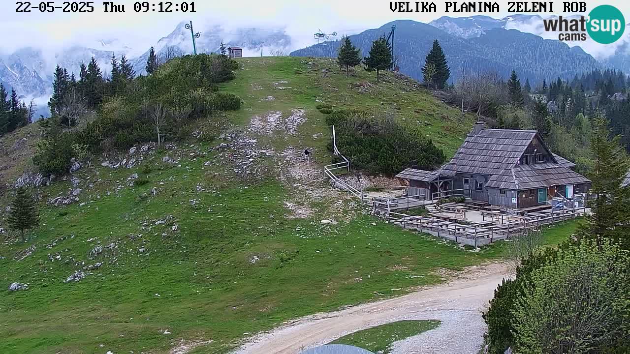 Zeleni Rob – Webcam live | Velika Planina