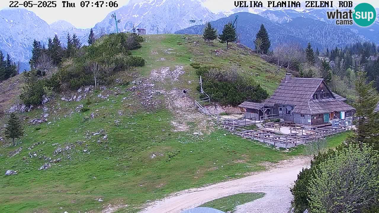 Zeleni Rob – Webcam live | Velika Planina