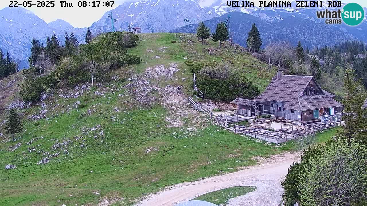Zeleni Rob – Webcam live | Velika Planina