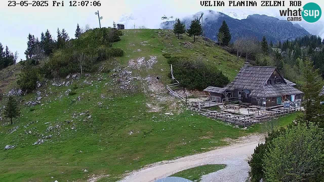Zeleni Rob | Web kamera Velika Planina