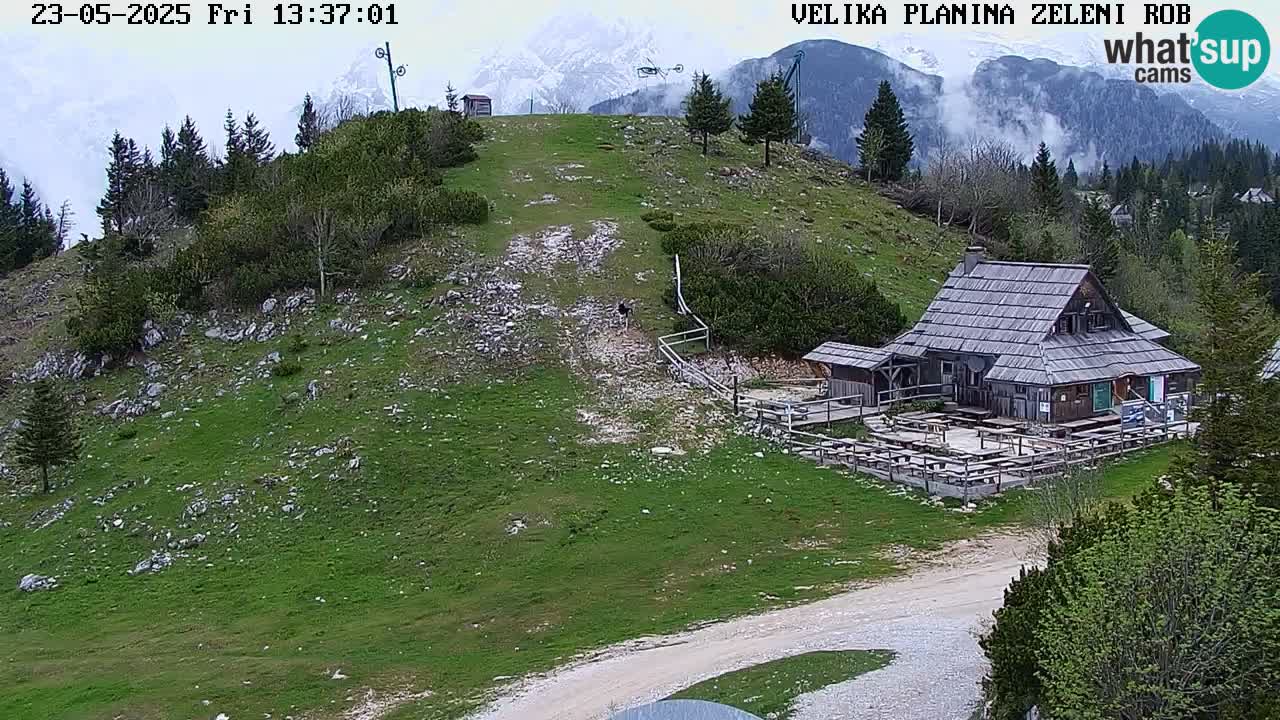 Zeleni Rob – Webcam live | Velika Planina