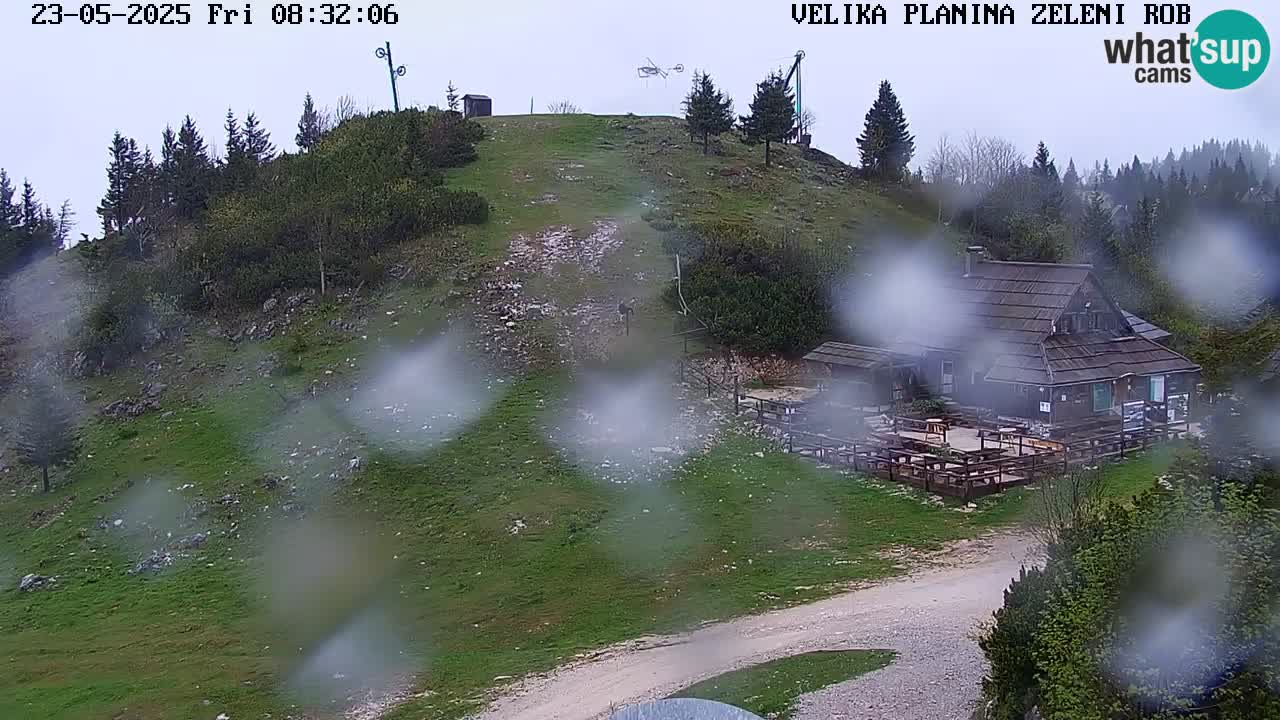 Zeleni Rob | Webcam en vivo Velika Planina