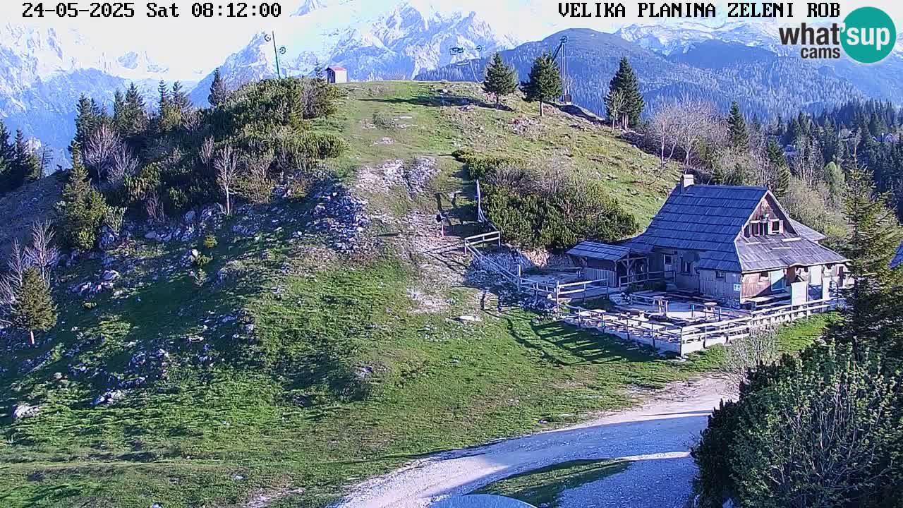 Zeleni Rob – Webcam live | Velika Planina