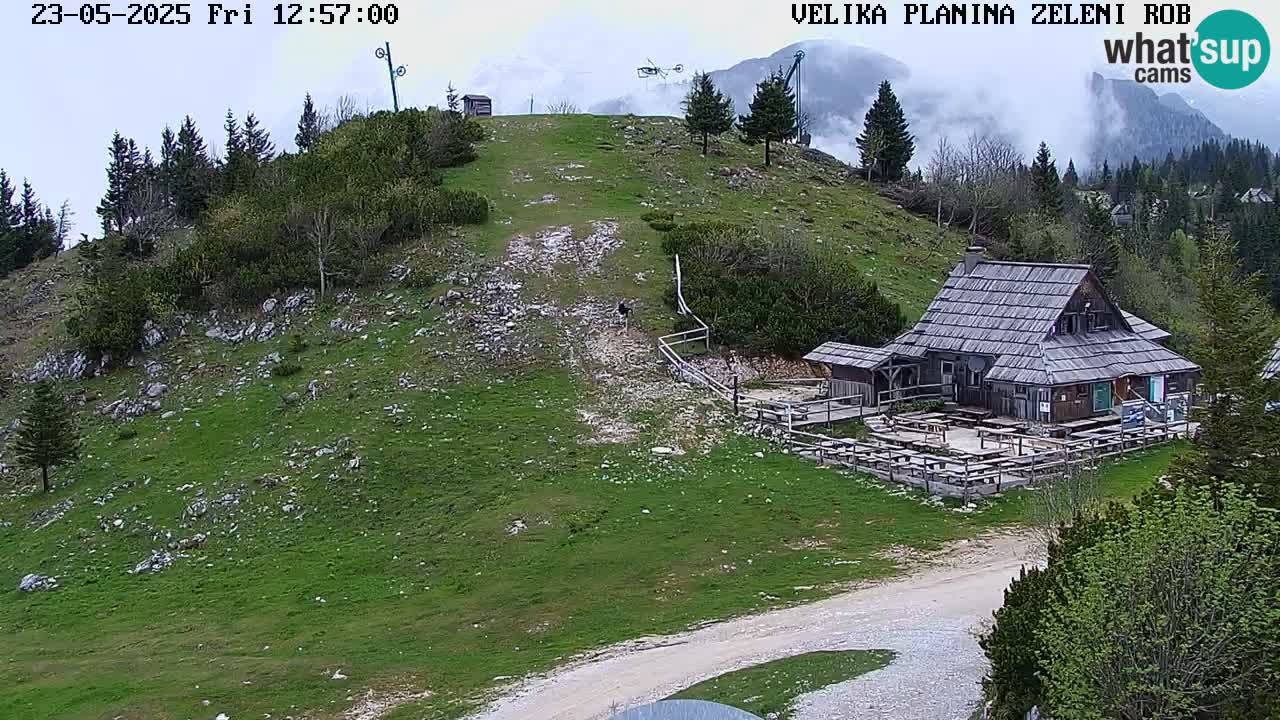 Zeleni Rob | Web kamera Velika Planina
