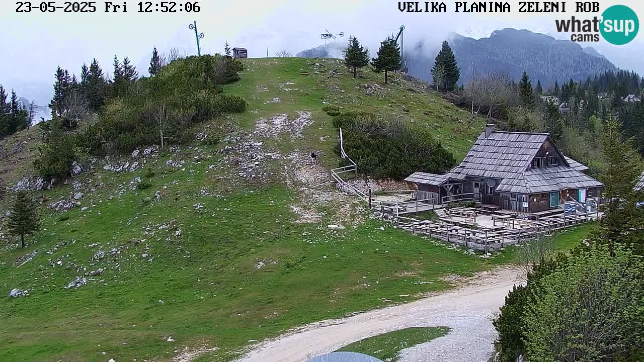 Zeleni Rob – Webcam live | Velika Planina