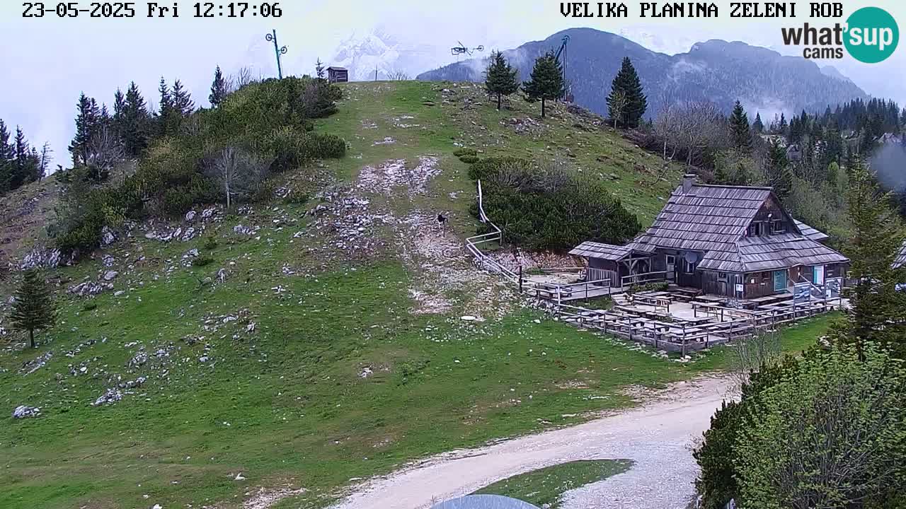 Zeleni Rob – Webcam live | Velika Planina