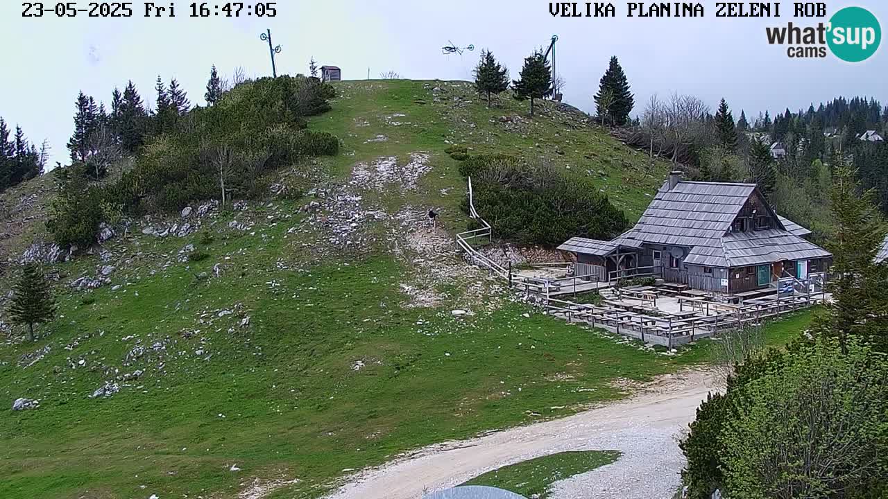 Zeleni Rob | Webcam live Velika Planina