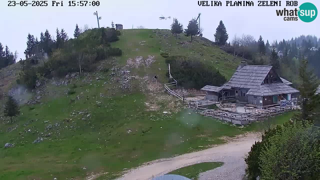 Zeleni Rob – Webcam live | Velika Planina