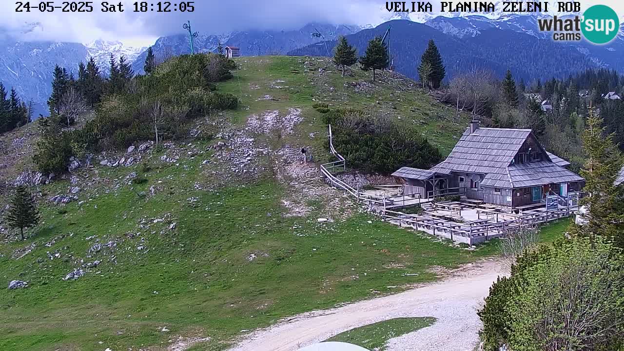 Zeleni Rob – Webcam live | Velika Planina