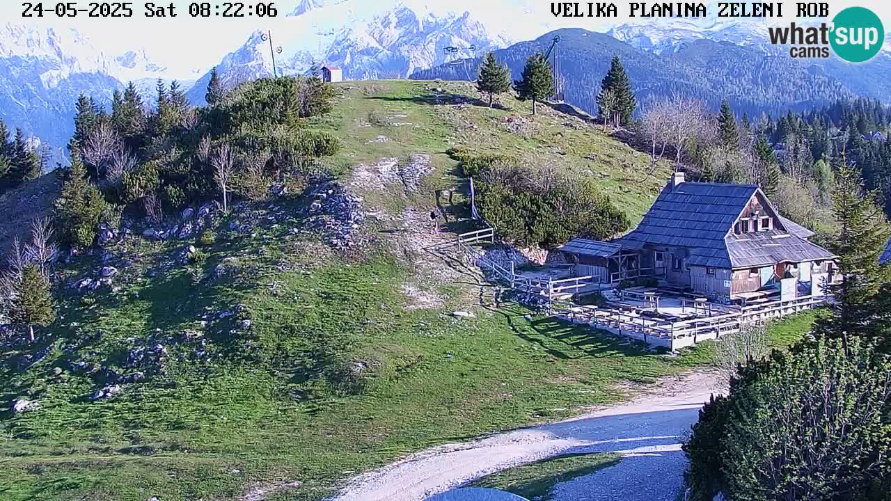 Zeleni Rob – Webcam live | Velika Planina