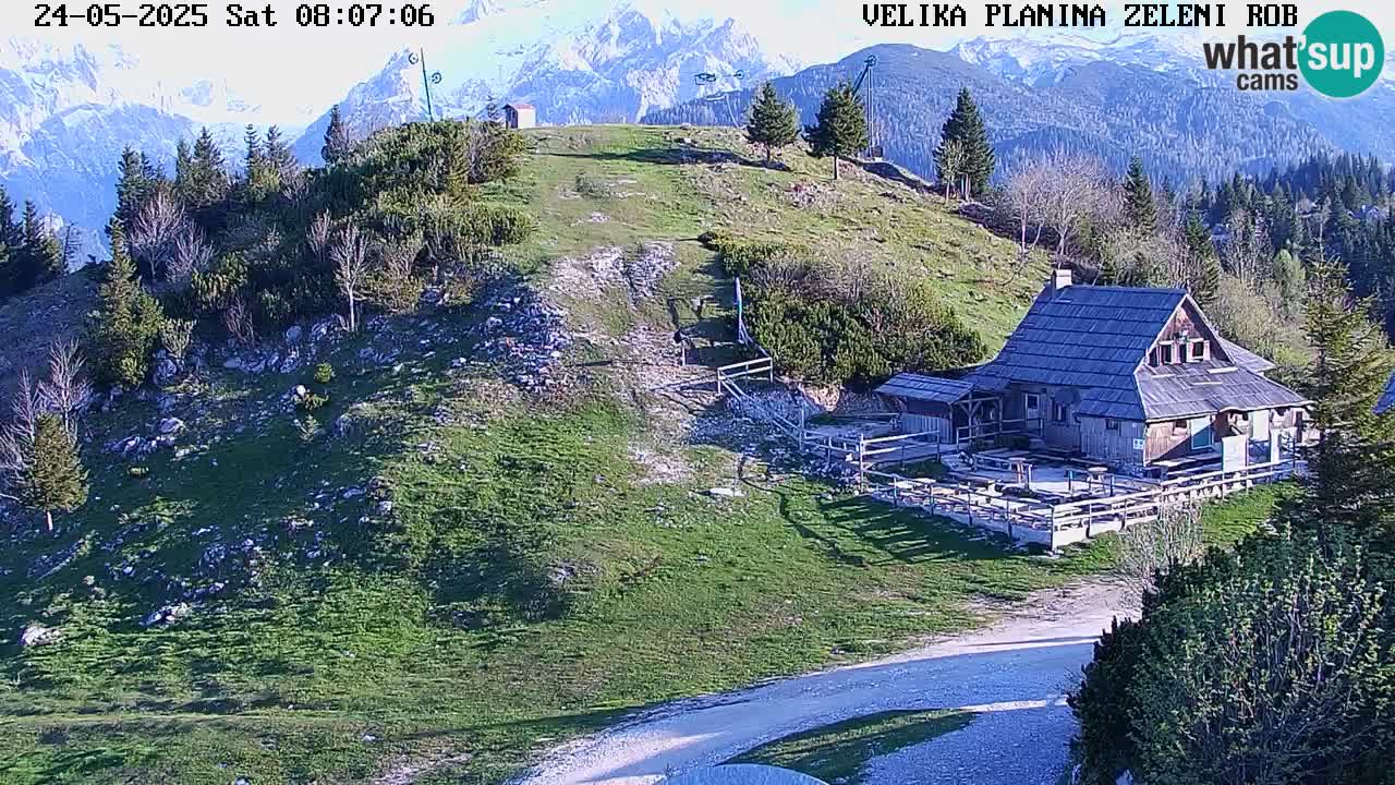 Zeleni Rob – Webcam live | Velika Planina