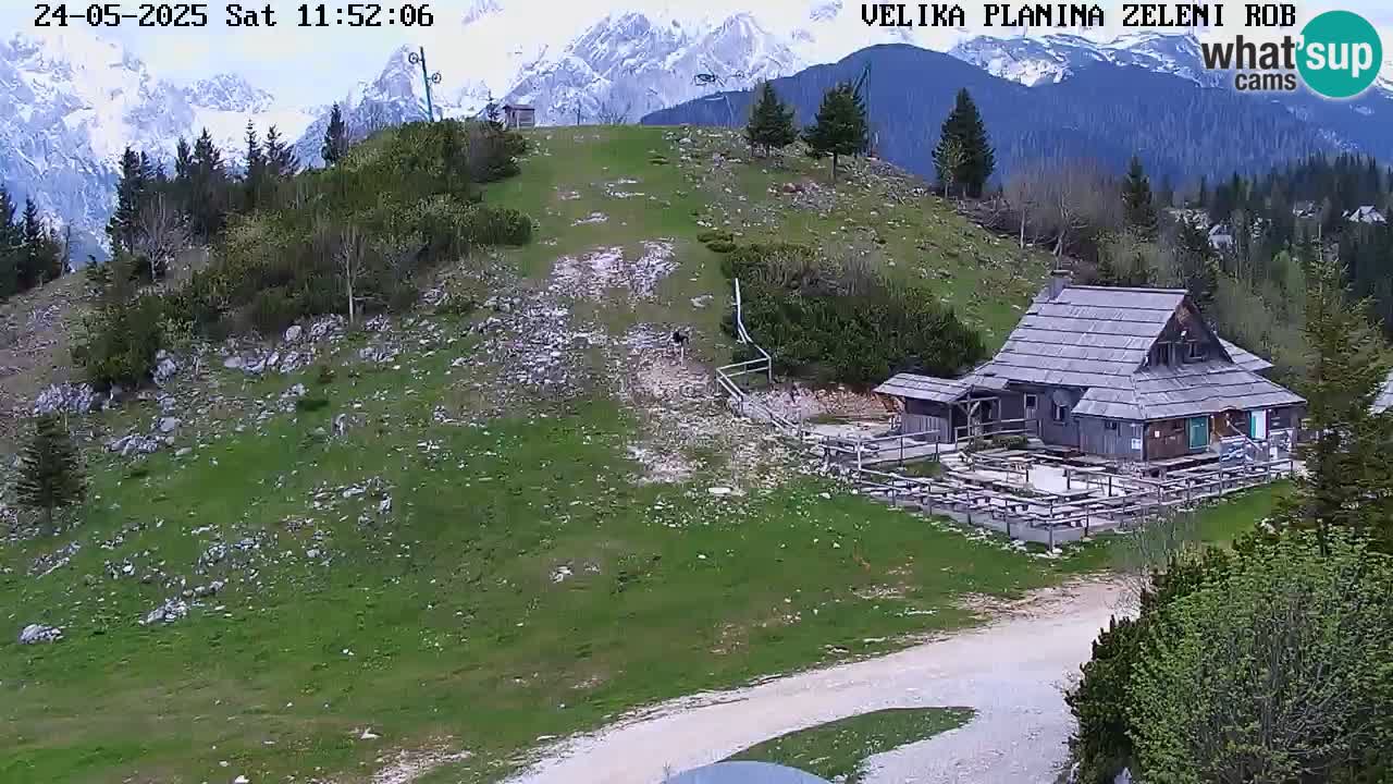 Zeleni Rob – Webcam live | Velika Planina