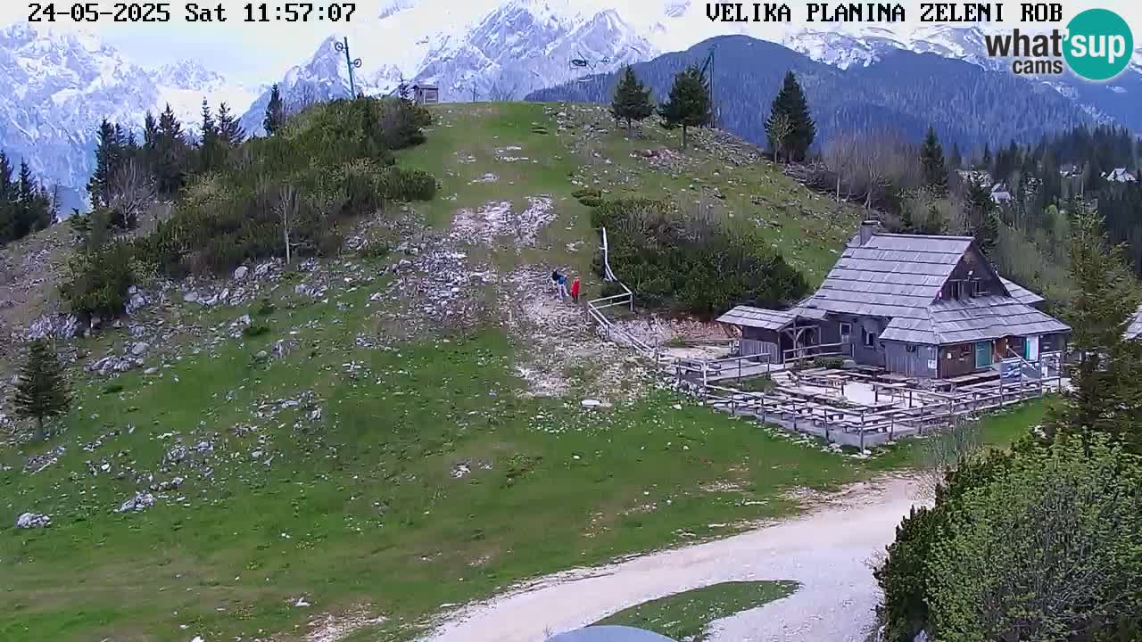 Zeleni Rob – Webcam live | Velika Planina