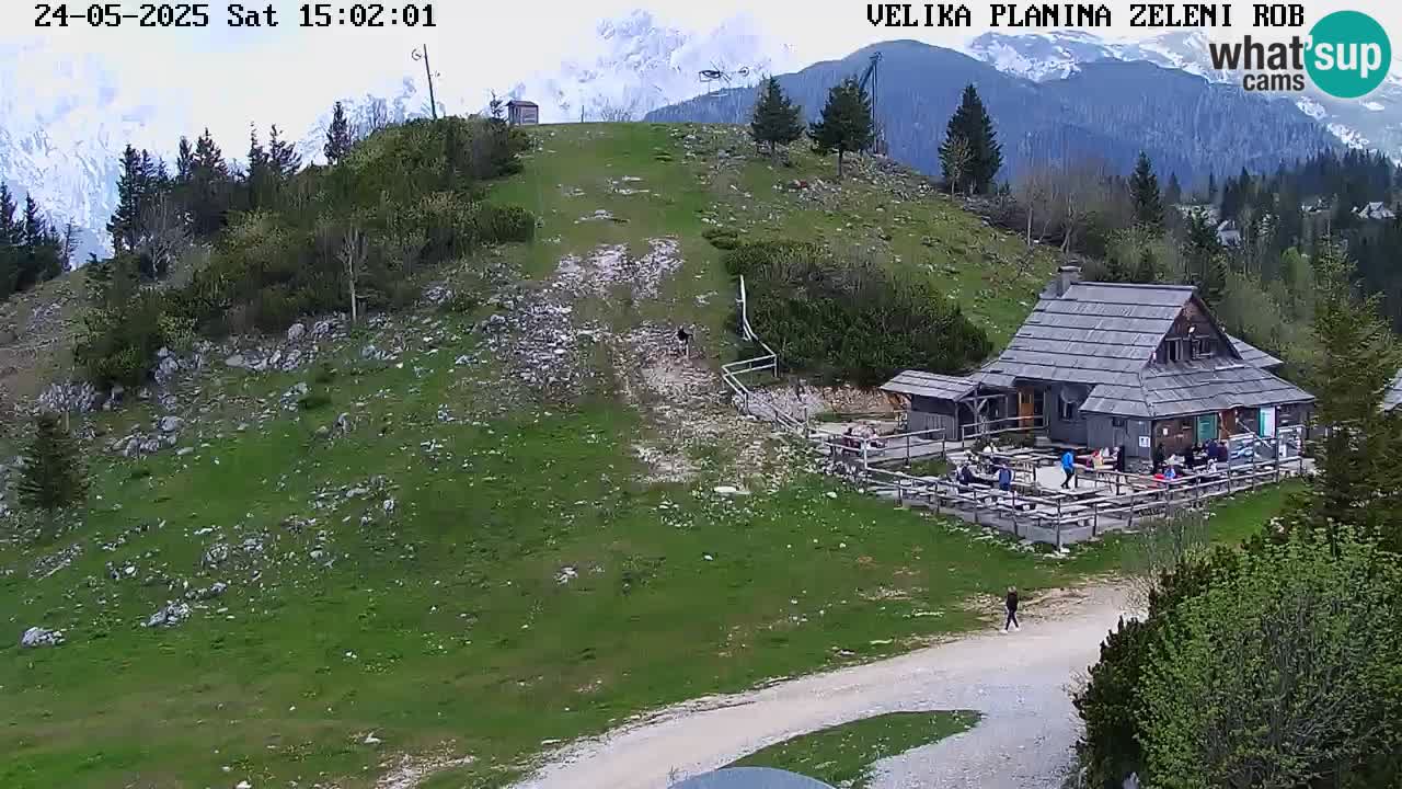 Zeleni Rob – Webcam live | Velika Planina