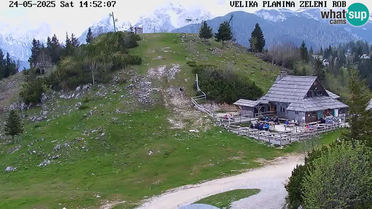 Zeleni Rob – Webcam live | Velika Planina