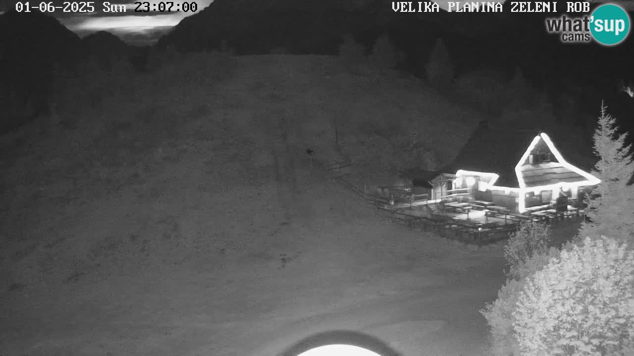 Zeleni Rob | Web kamera Velika Planina