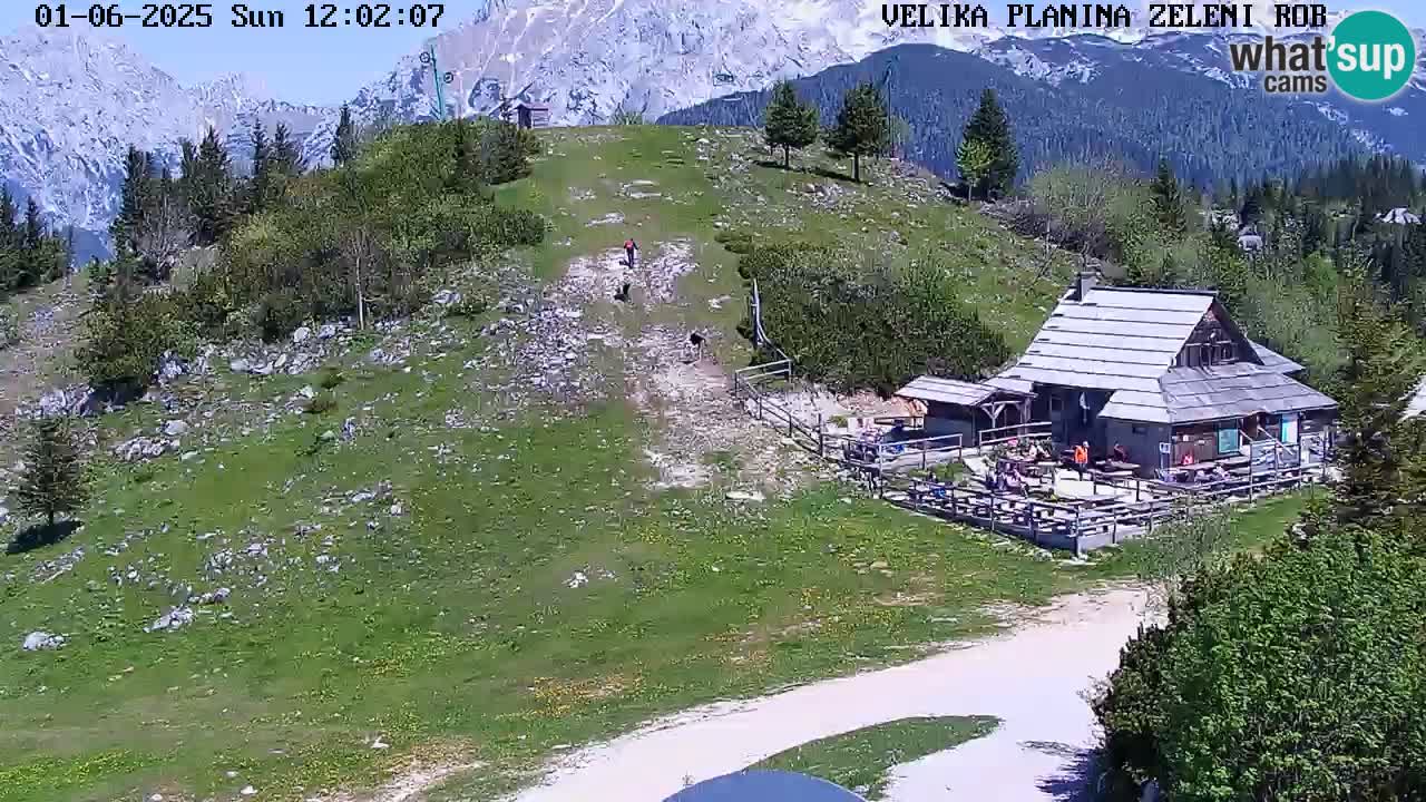 Zeleni Rob – Webcam live | Velika Planina