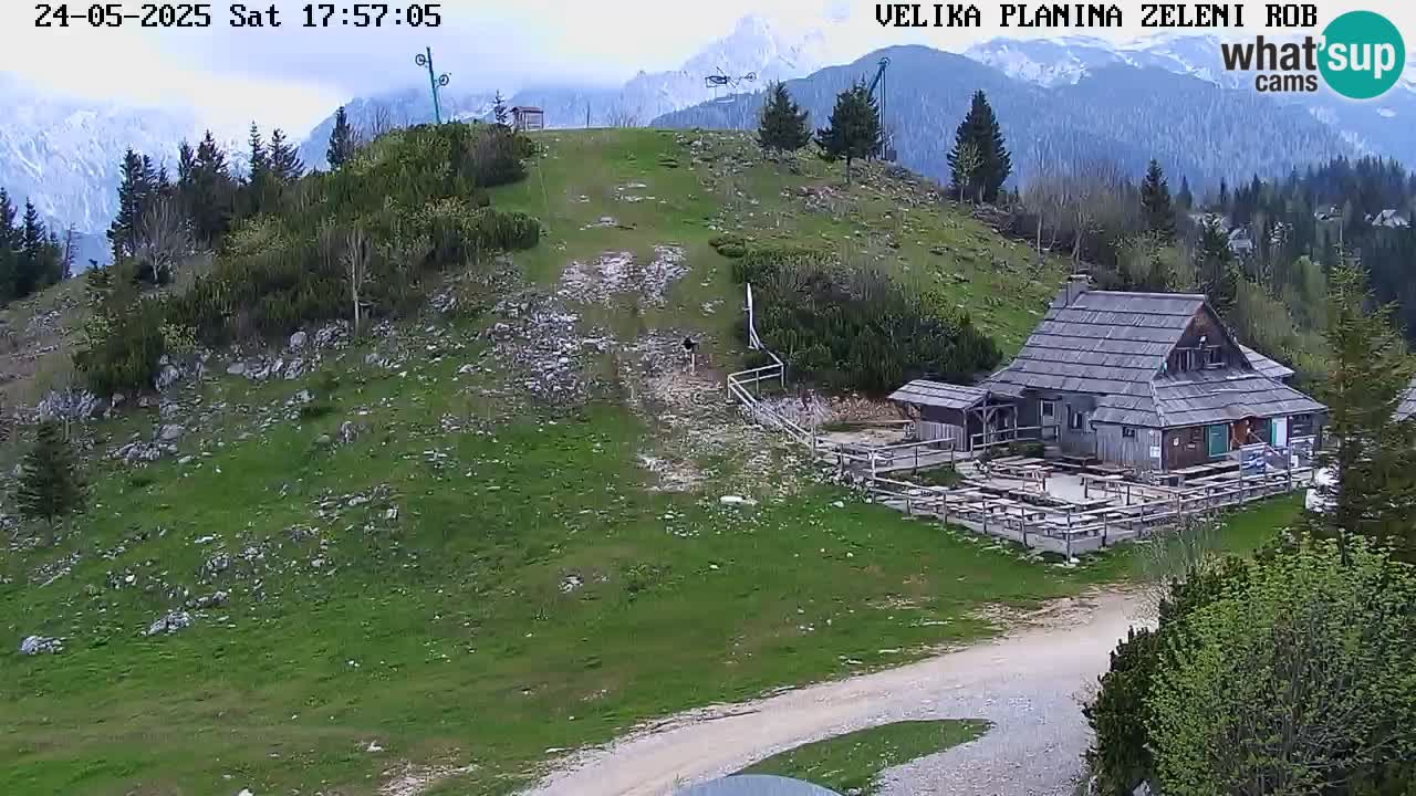 Zeleni Rob | Webcam live Velika Planina