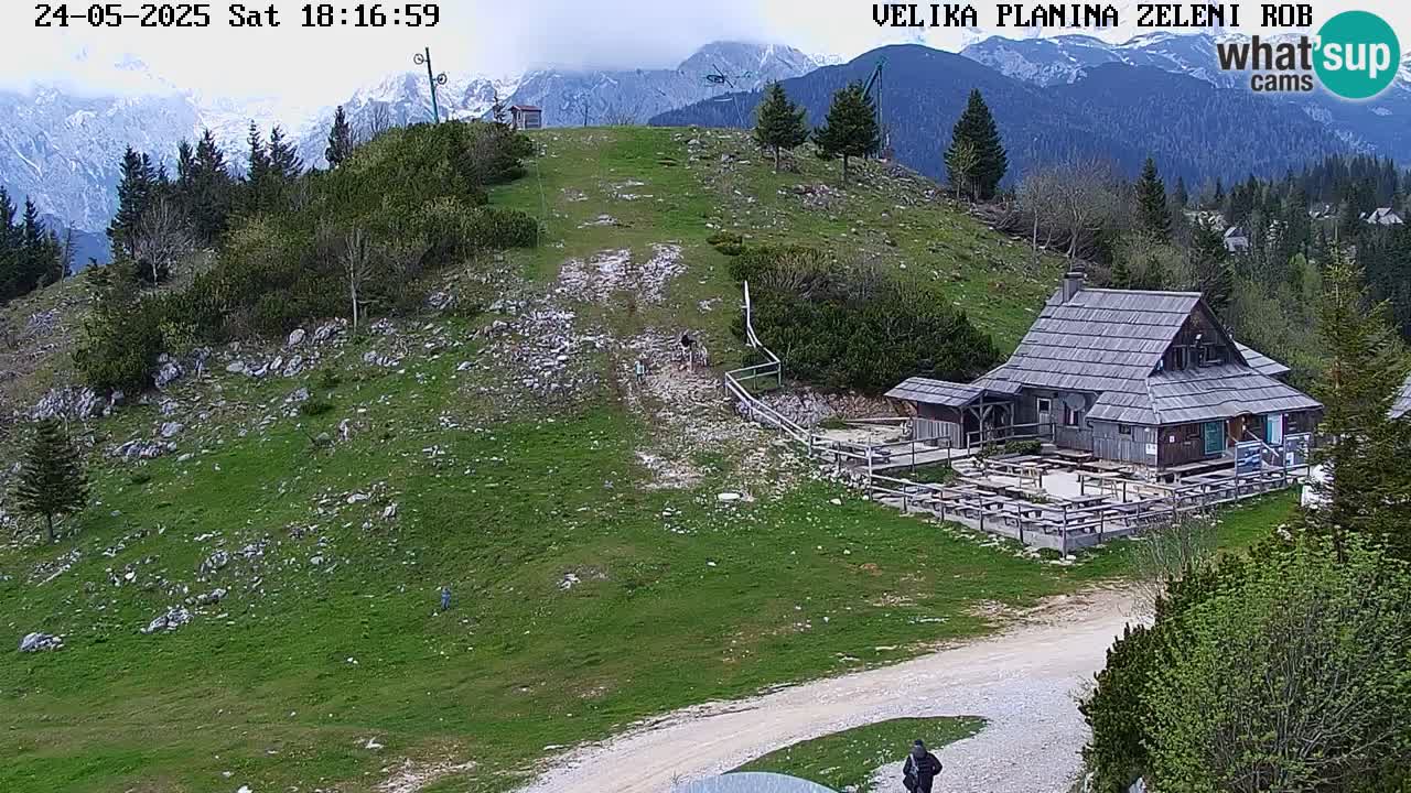Zeleni Rob | Webcam en vivo Velika Planina