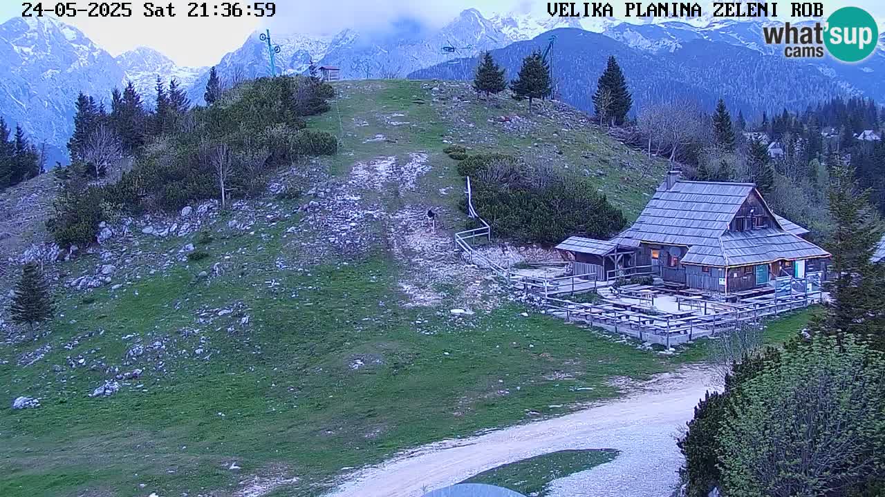 Zeleni Rob – Webcam live | Velika Planina