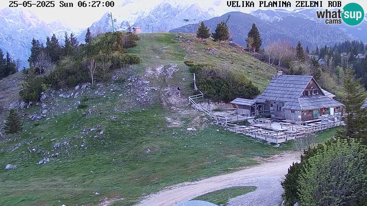 Zeleni Rob | Webcam live Velika Planina