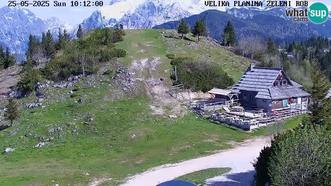 Zeleni Rob – Webcam live | Velika Planina