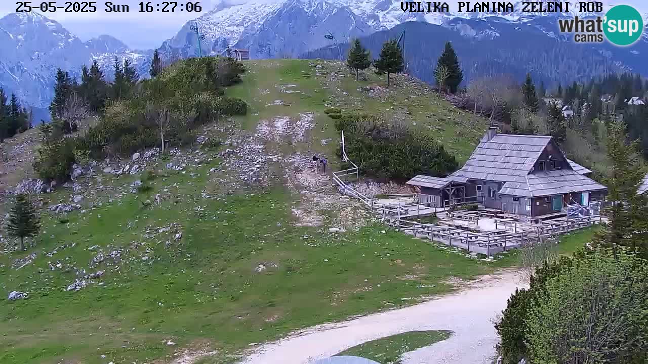 Zeleni Rob | Webcam live Velika Planina