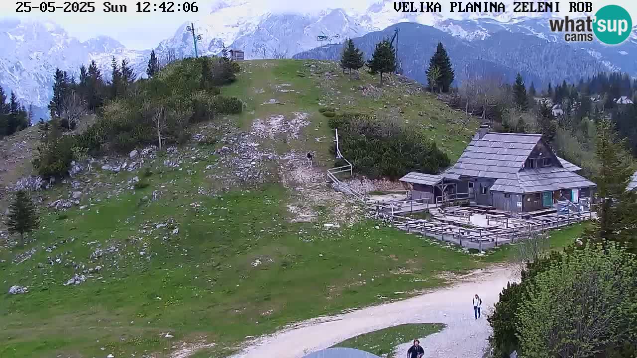 Zeleni Rob | Web kamera Velika Planina
