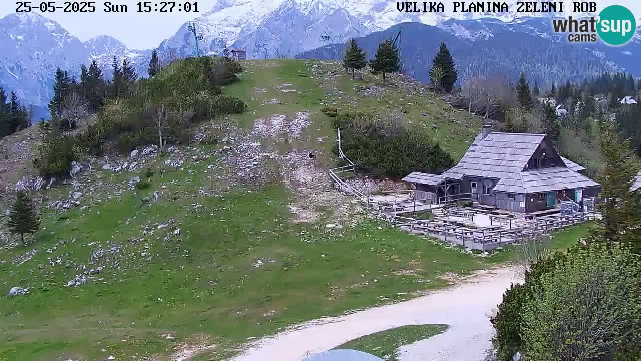 Zeleni Rob – Webcam live | Velika Planina