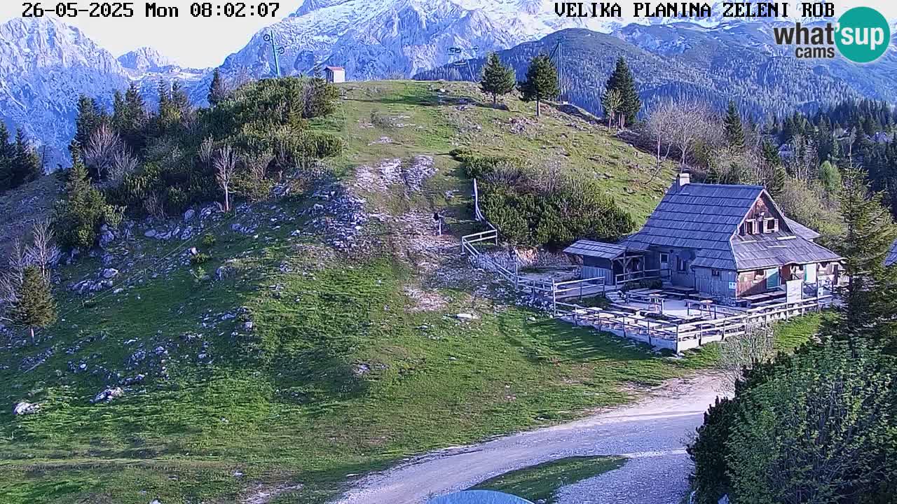 Zeleni Rob | Webcam live Velika Planina
