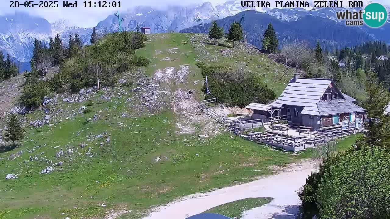 Zeleni Rob – Webcam live | Velika Planina