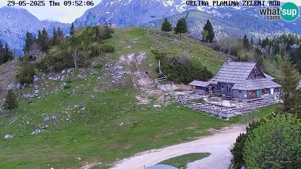Zeleni Rob – Webcam live | Velika Planina