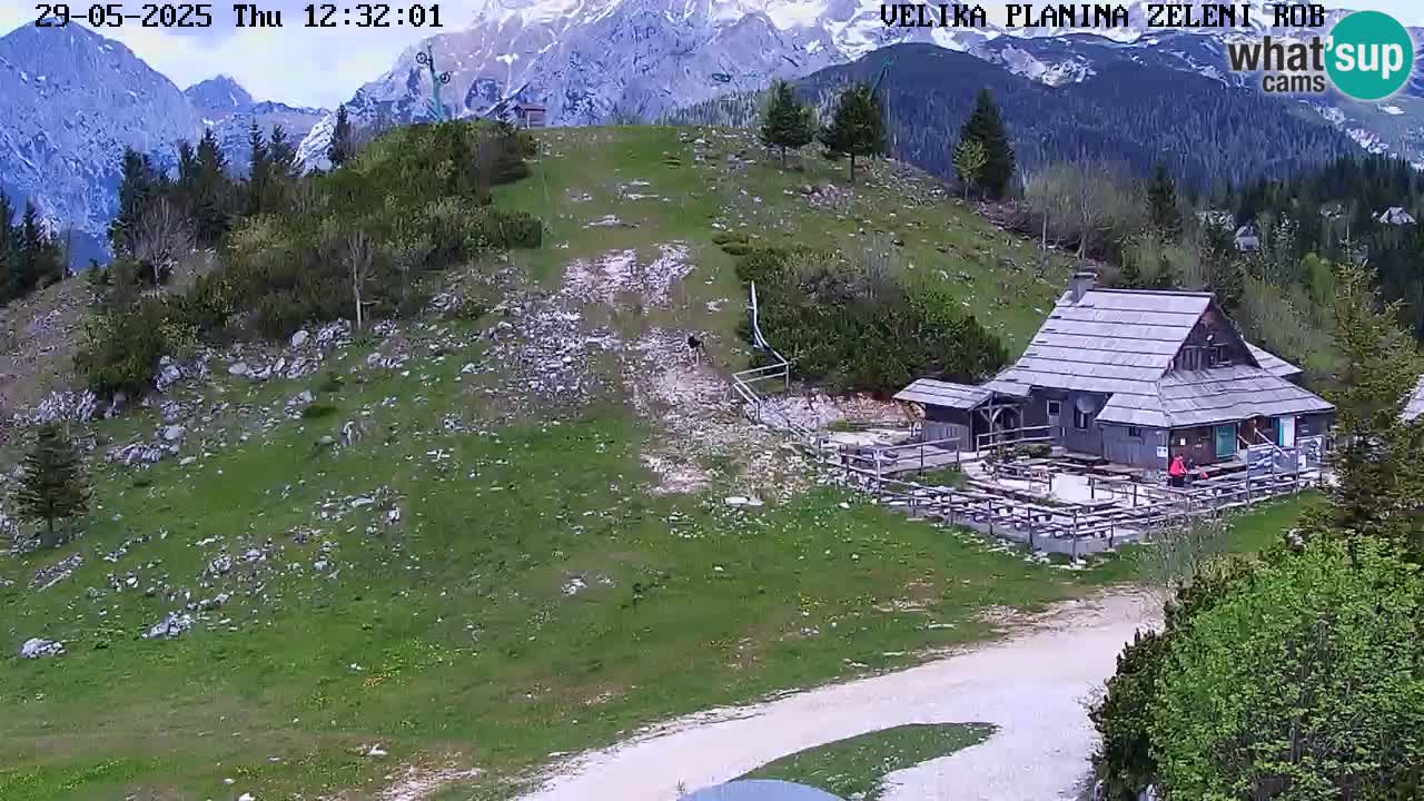 Zeleni Rob – Webcam live | Velika Planina