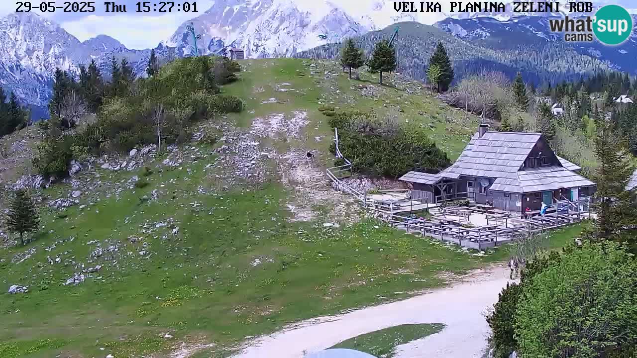 Zeleni Rob – Webcam live | Velika Planina