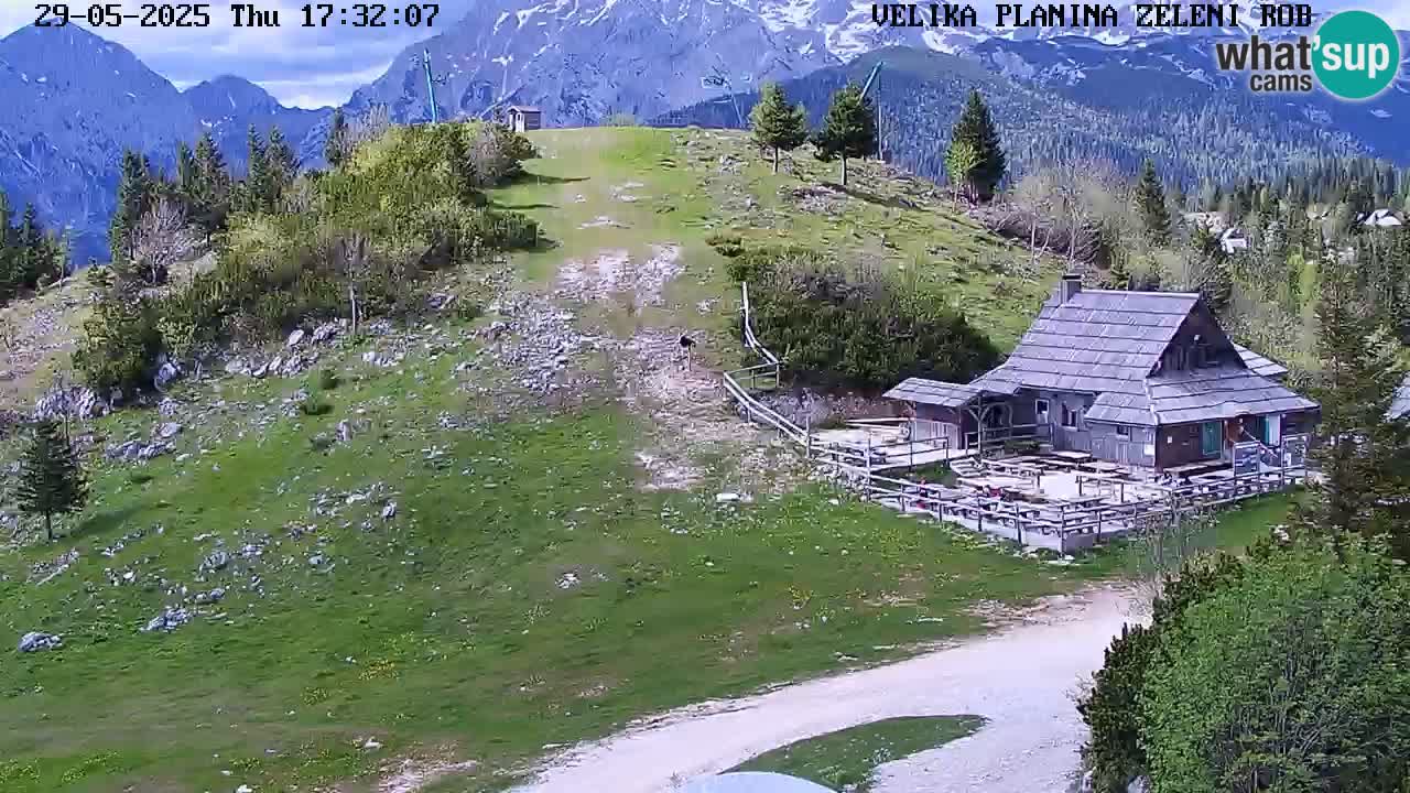 Zeleni Rob – Webcam live | Velika Planina