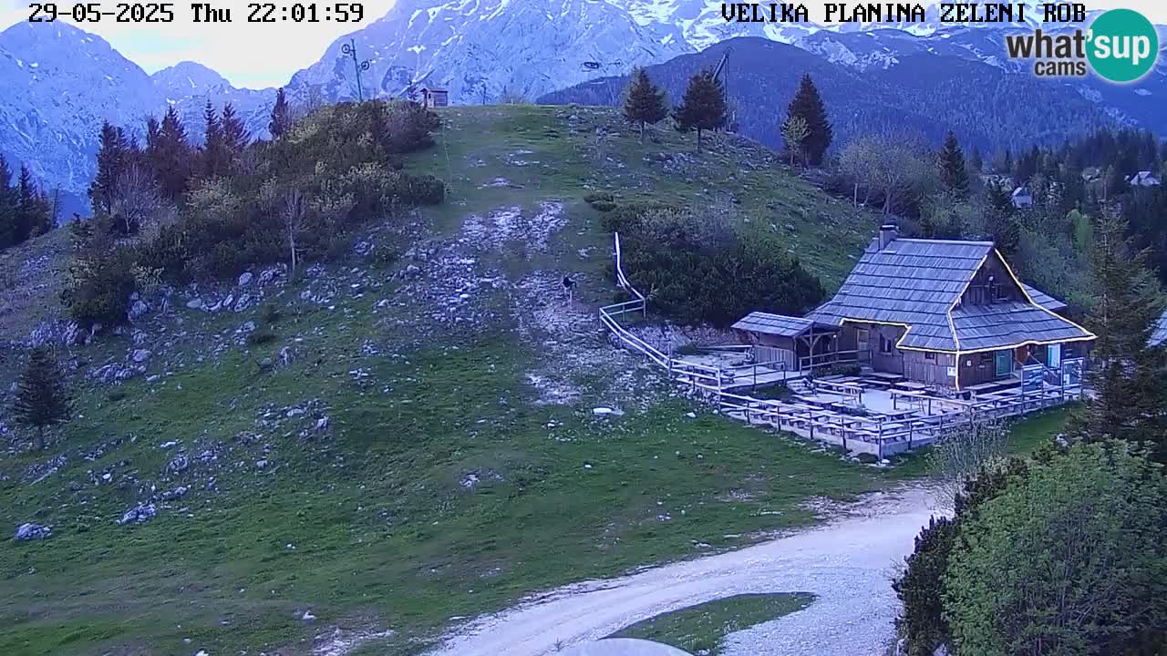 Zeleni Rob – Webcam live | Velika Planina