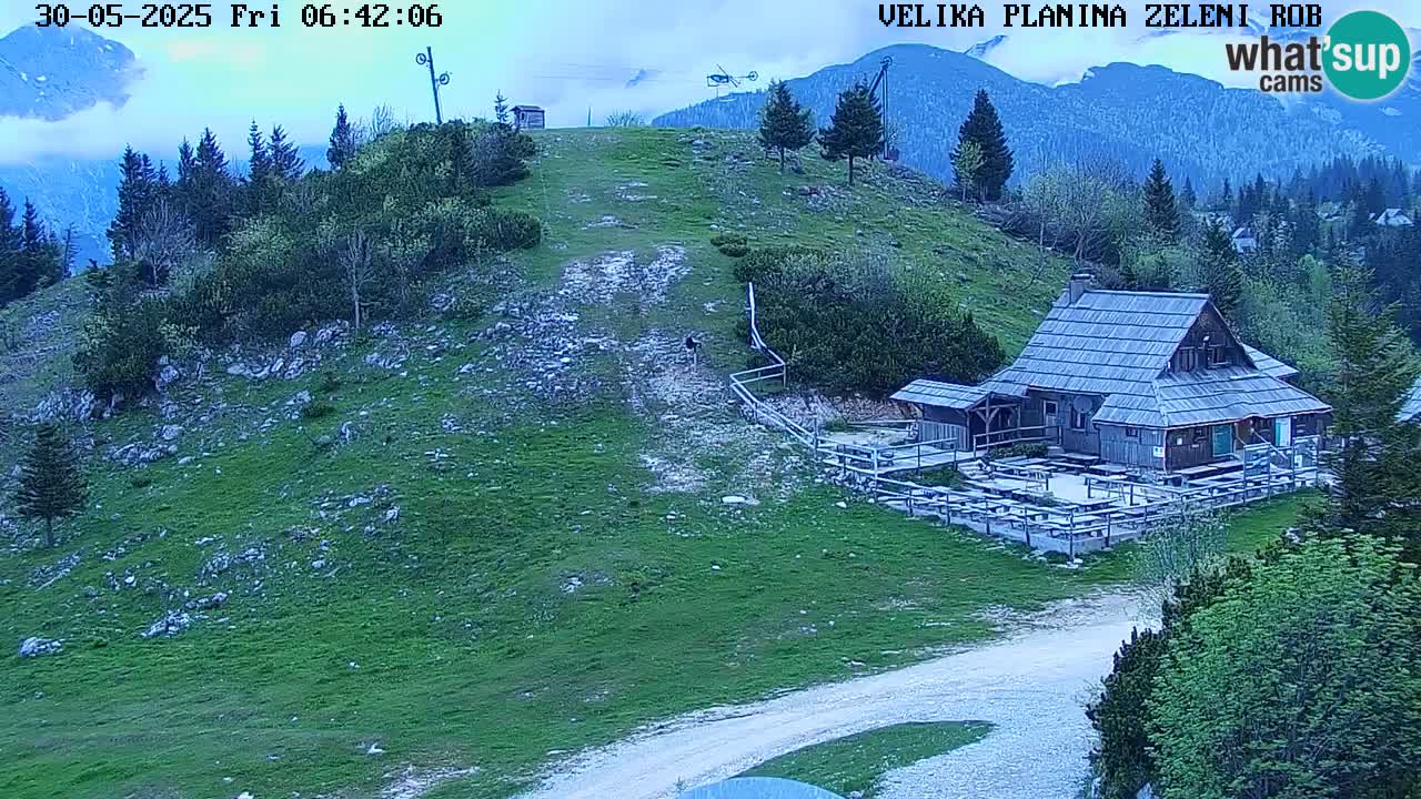 Zeleni Rob – Webcam live | Velika Planina