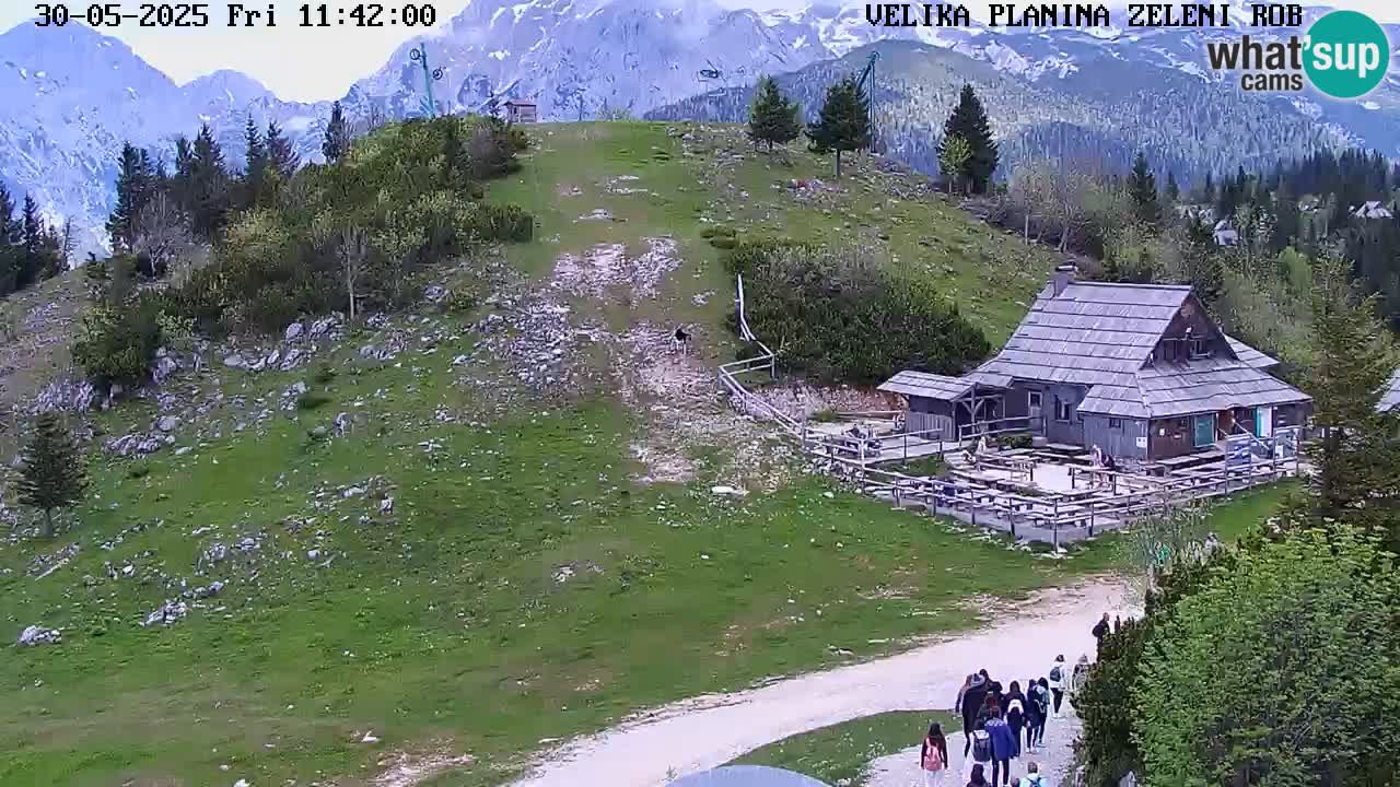 Zeleni Rob – Webcam live | Velika Planina