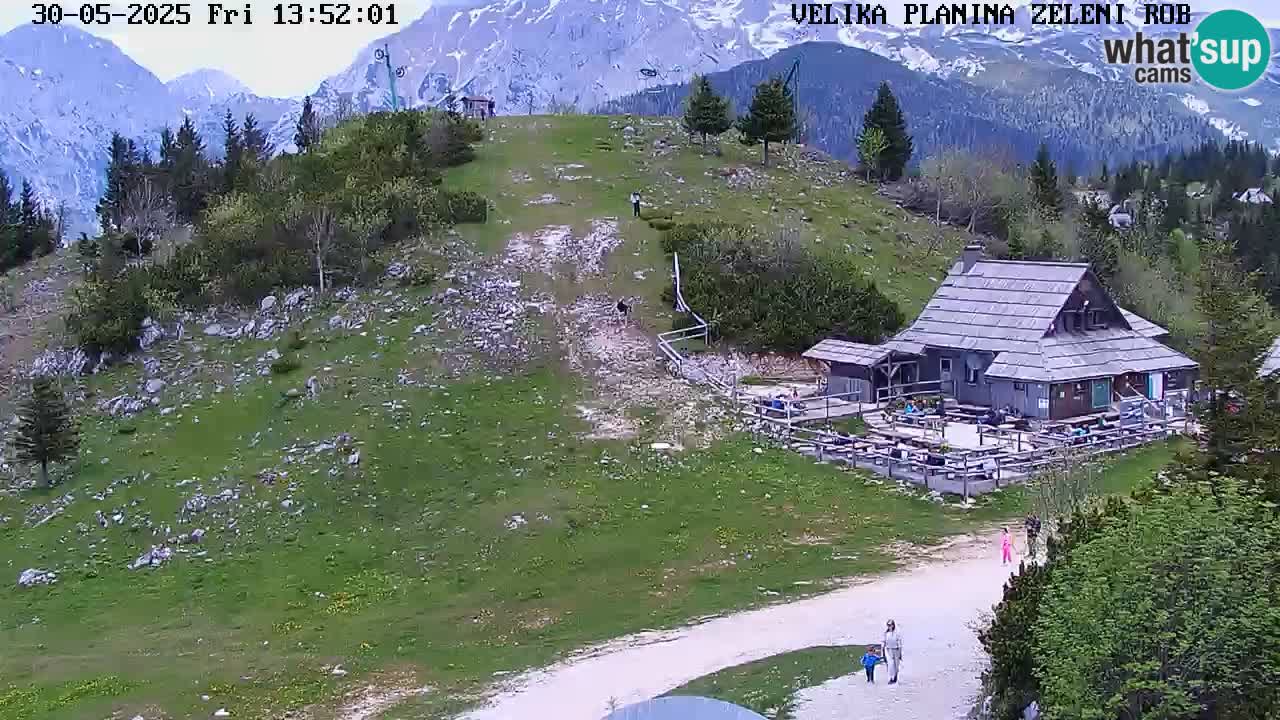 Zeleni Rob – Webcam live | Velika Planina