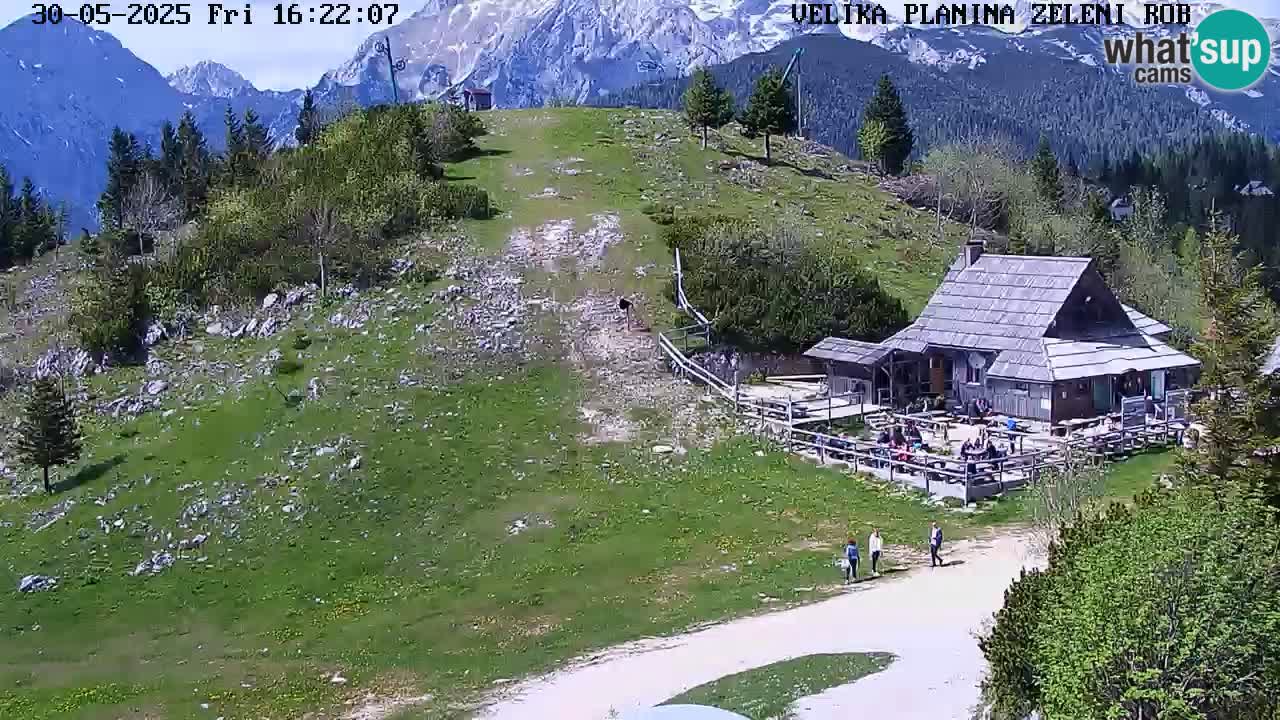 Zeleni Rob – Webcam live | Velika Planina